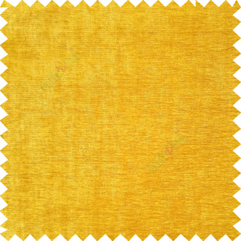 Yellow color complete solids texture surface soft velvet finished polyester base thick background sofa fabric
