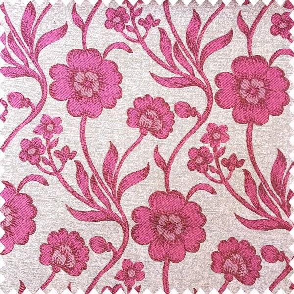 Pink and beige color beautiful natural Helianthemum scoparium flower texture finished background polyester main curtain