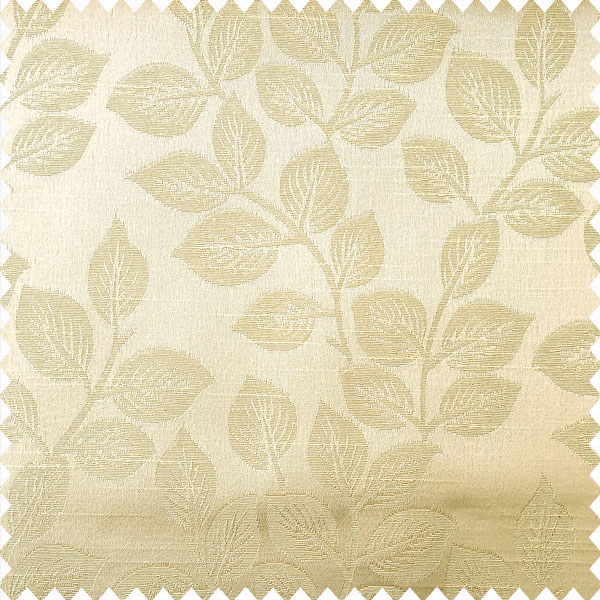Beige color natural leaf texture finished surface horizontal lines polyester main curtain