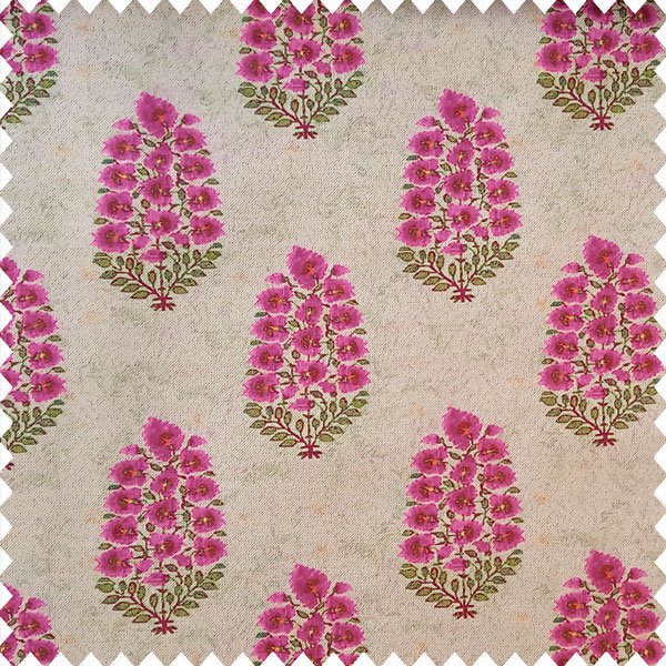Purple green brown color beautiful flower bunch tree with small leaves and texture natural marble finished background main curtain