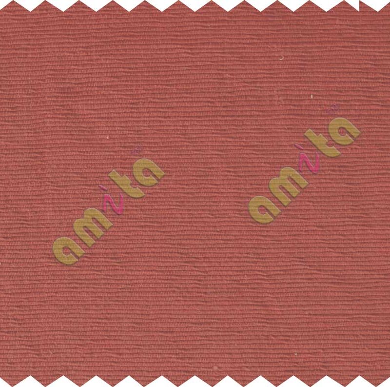 Terracotta horizontal line thick sofa cotton fabric