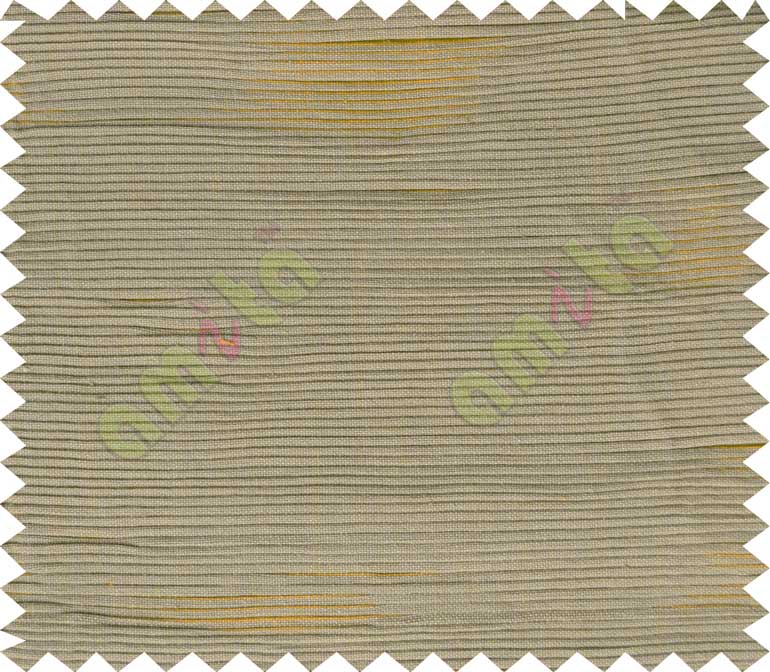 Folded stripes with brown and orange sofa cotton fabric