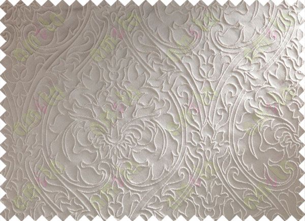 Brown white damask traditional main curtain designs