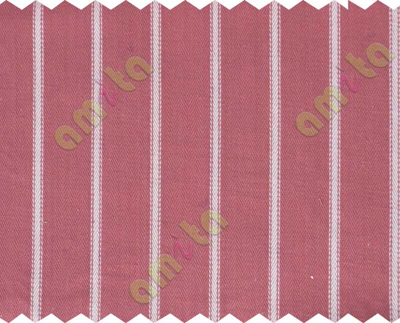 Bricks red with white lines main cotton curtain designs