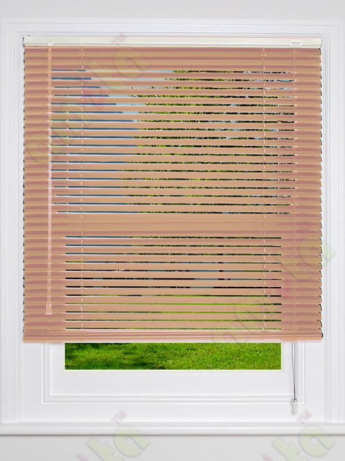 Aluminium blind peach matt finish