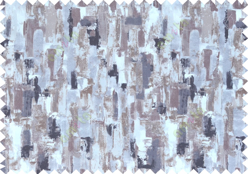 White black brown purple beautiful oil painting finish pure cotton main curtain designs