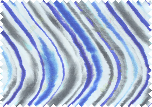 Blue white grey black colour wild skin stripes pure cotton main curtain designs