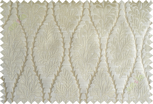 Khaki stencil polycotton main curtain designs