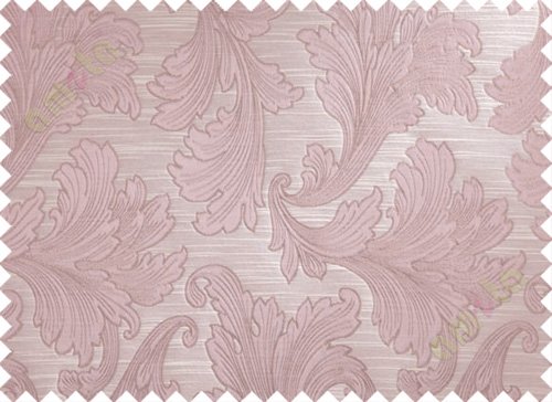 Pink brown big motif poly main curtain designs