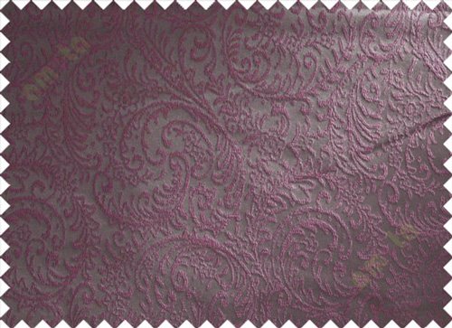 Brown purple trendy traditional poly main curtain designs