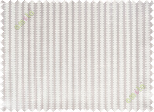 Brown beige vertical pencil stripes polycotton main curtain designs