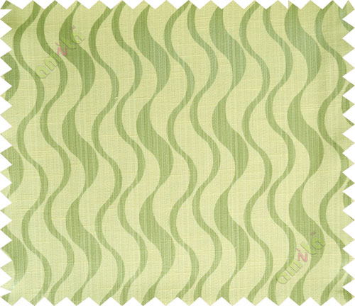 Yellow green vertical wevy polycotton main curtain designs