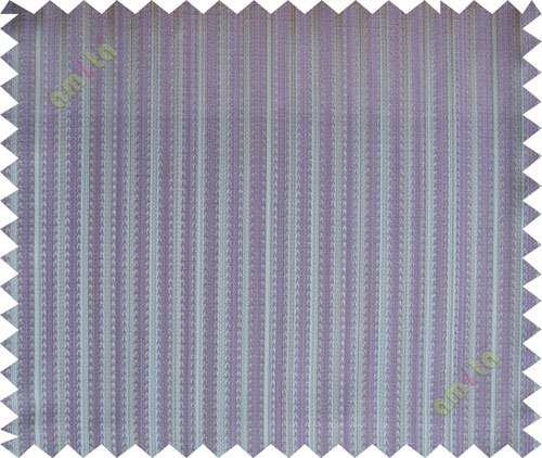 Dark purple brown vertical pencil stripes polycotton main curtain designs