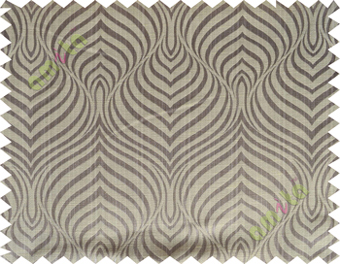 Grey beige color beautiful seamless retro design poly main curtain designs