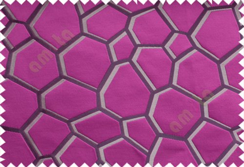 Pink Grey Purple Football Cover Linen Main Curtain-Designs