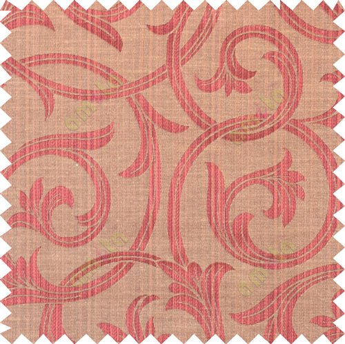 Maroon brown yellow black colour elegant traditional design polycotton main curtain designs