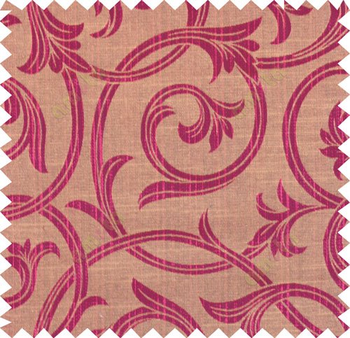 Maroon beige yellow colour elegant traditional design polycotton main curtain designs