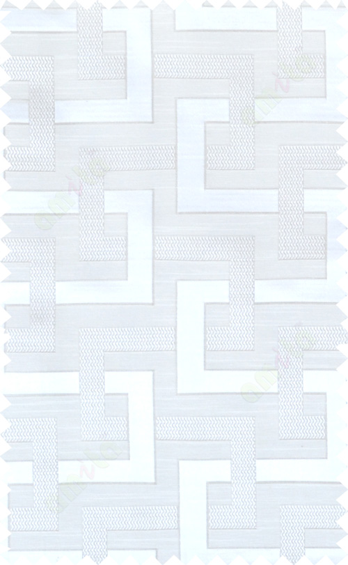 White silver colour weave wicker pattern polycotton main curtain designs