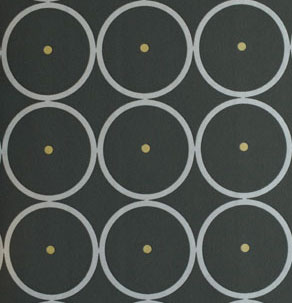 Black grey yellow geometric design home décor wallpaper