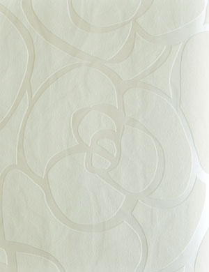 White beautiful rose design home décor wallpaper