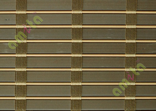 Beige with brown stripes PVC blind