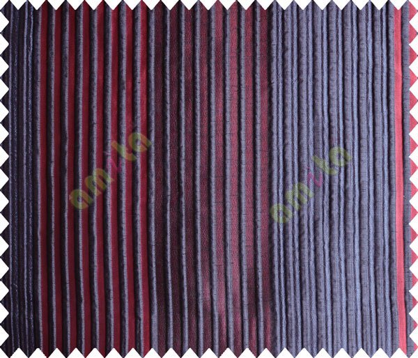 Blue Red Dark Blue Pipe Stripes Main Poly Curtain-Designs