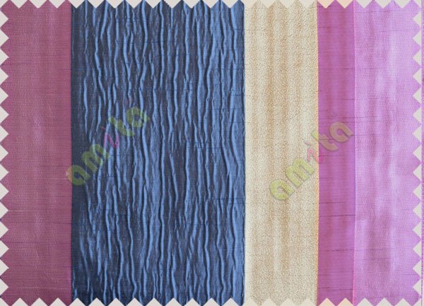 Navy Blue Worm Stripes with Purple Beige Dark Purple Colour Stripes Poly Main Curtain-Designs