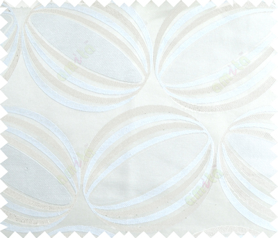 White beige color watermelon shadow pattern with thick fab polycotton main curtain designs