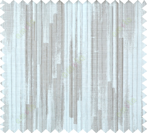 Beige brown silver color vertical pencil stripes polycotton main curtain designs