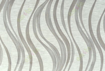Grey brown beige color vertical trendy lines polycotton main curtain designs   113350