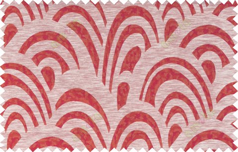 Maroon beige orange grey colour beautiful abstract pattern polycotton main curtain designs   113367