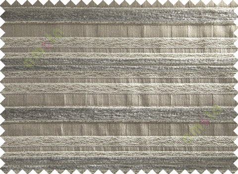 Grey beige colour soft horizontal stripes poly sofa fabric