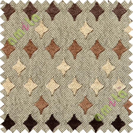 Brown beige concave polycotton sofa sofa upholstery fabric