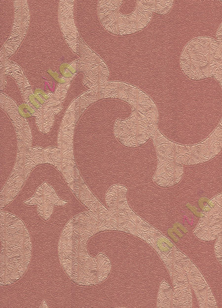 Red golden colour beautiful big motif design home décor wallpaper for walls