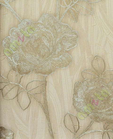 Silver brown traditional with natural look floral design home décor