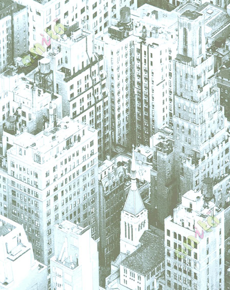 White black grey beautiful skyscraper home décor wallpaper for walls