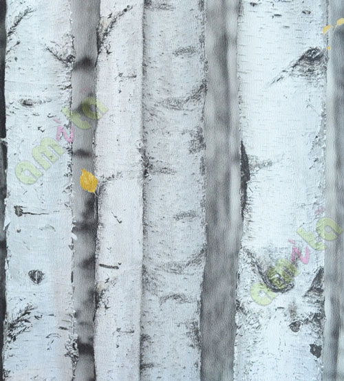 Black yellow white real jungle tree look finish home décor wallpaper for walls