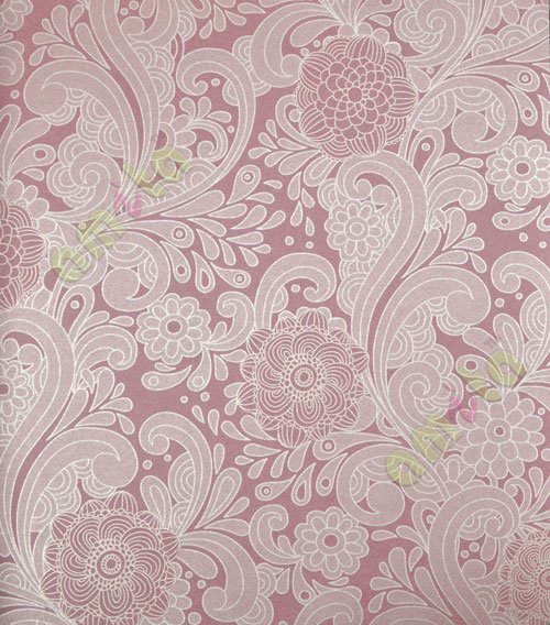 Maroon brown floral paisly design home décor wallpaper for walls