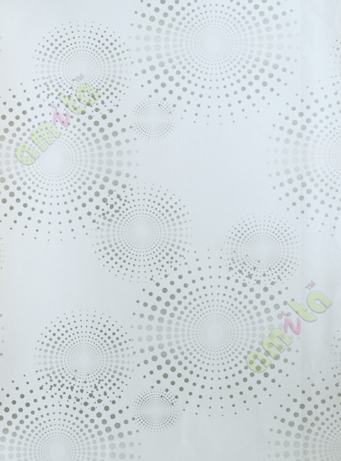 White silver gold kimono self design home décor wallpaper for walls