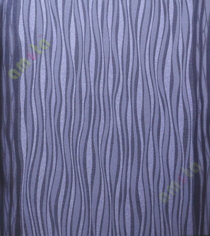 Purple silver vertical curved stripes home decor wallpaper for walls