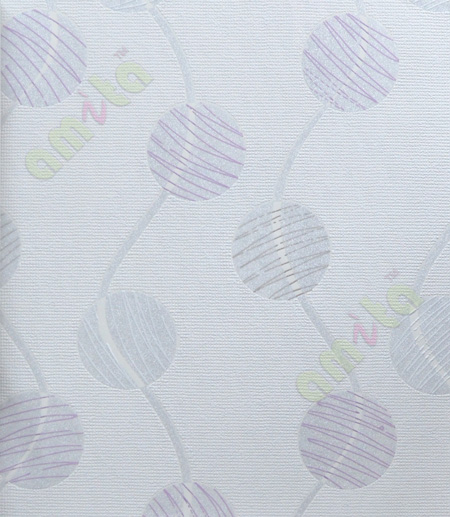 White purple grey shiny hanging ball with rope home decor wallpaper for walls