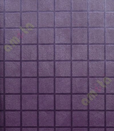 Dark purple gingham design home decor wallpaper for walls