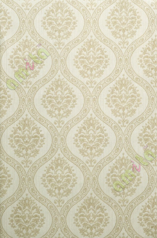 Beige brown trellis patern home décor wallpaper for walls