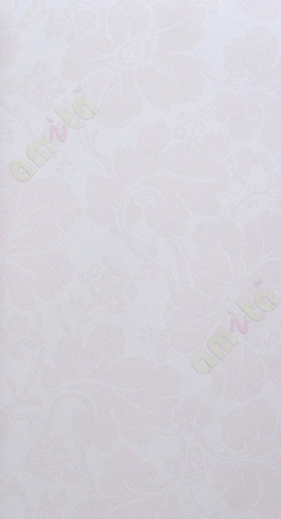 Pink beige self design motif floral home décor wallpaper for walls