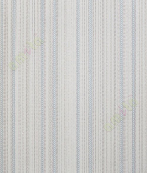 Blue purple grey vertical metal chain dots home décor wallpaper for walls