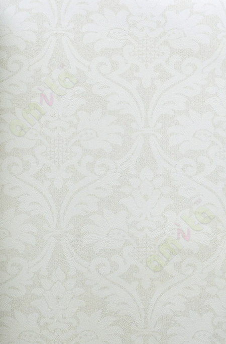 White grey beautiful damask home décor wallpaper for walls