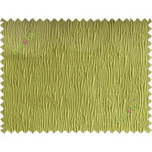 Green vertical self colour stripes poly main curtain designs