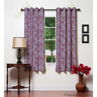 Pink silver star poly main curtain designs