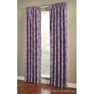 Pink silver star poly main curtain designs