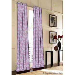 Pink silver star poly main curtain designs